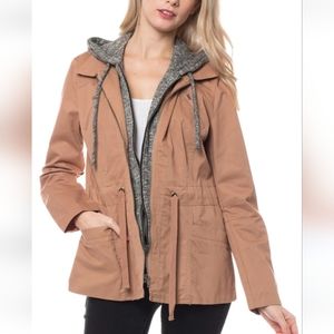 NWOT Cotton Hoodie Jacket